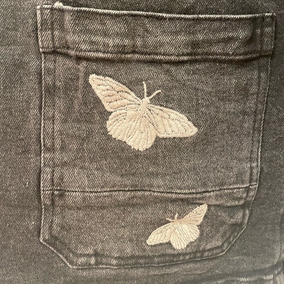 Johnny Was NWOT Denim Embroidered Jacket Never Worn! Eden Denim Worker Jacket - Picture 8 of 11